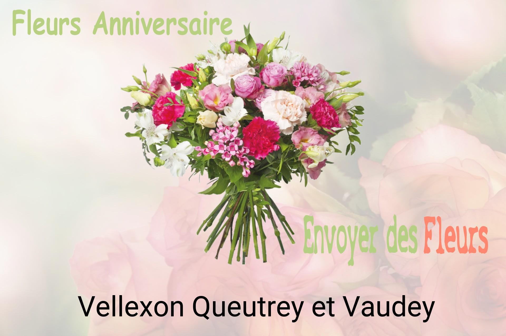 Bouquet de fleurs d’anniversaire livré à Vellexon-Queutrey-et-Vaudey