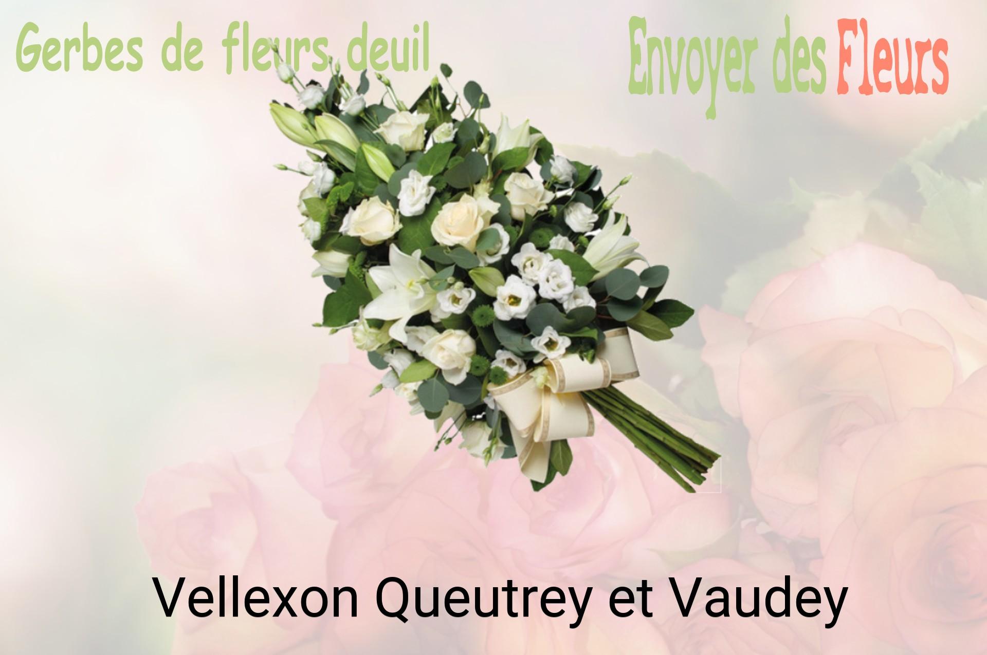Gerbe de fleurs de deuil livrée à Vellexon-Queutrey-et-Vaudey